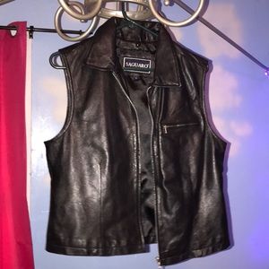 🥳🖤 Leather Vest